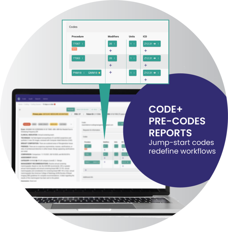 Code+: Lightning-fast Intelligent Production Radiology Coding & Auditing